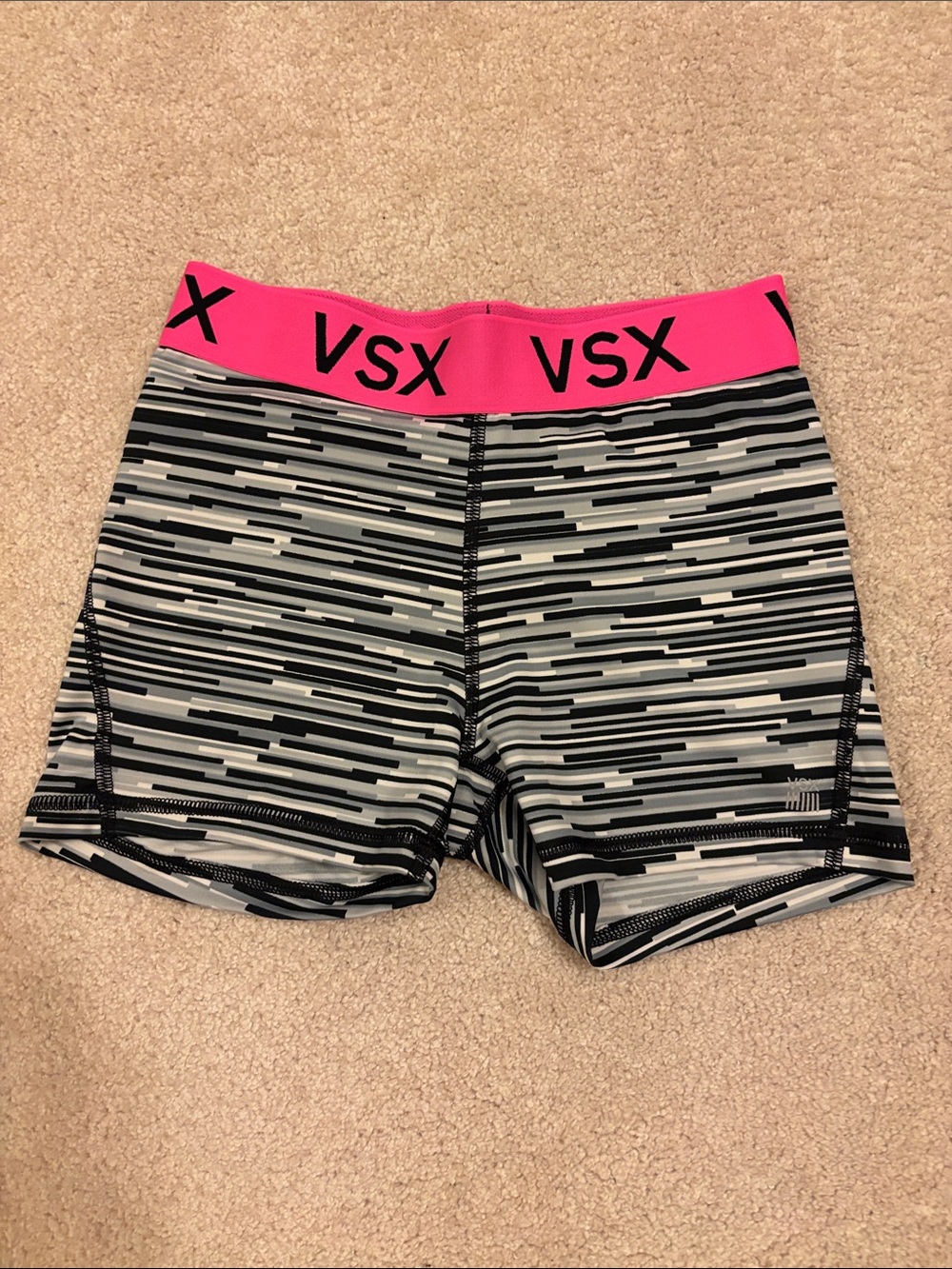VSX Pink Waist Athletic Running Shorts for Women